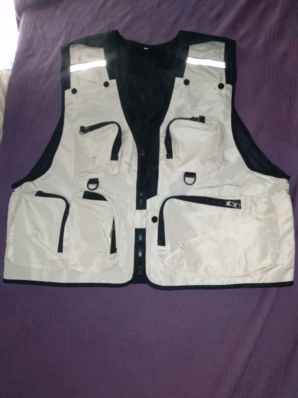 Womens FishingVest in Light Beige